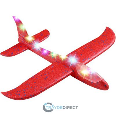 rode LED vliegtuig