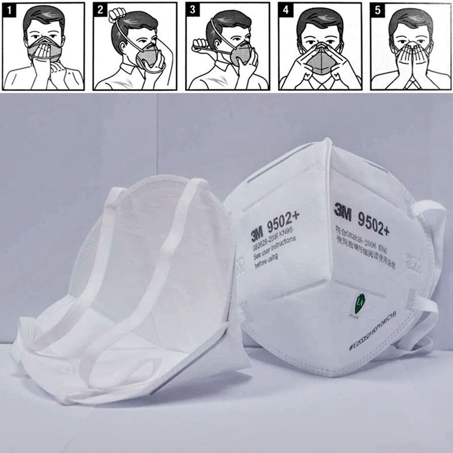 FFP2 masker 3M 9502+ - Traydedirect